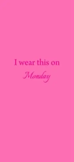 What I wear