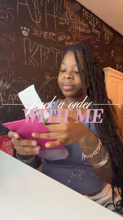 Pack a order with me