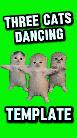 Three Cats Dancing 