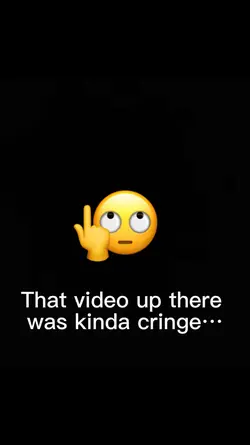 Kinda Cringe 😬