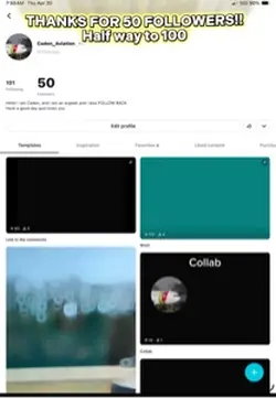 50 FOLLOWERS!