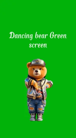 Green screen Bear
