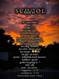 Back to school stats