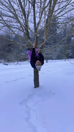Jamal in the snow