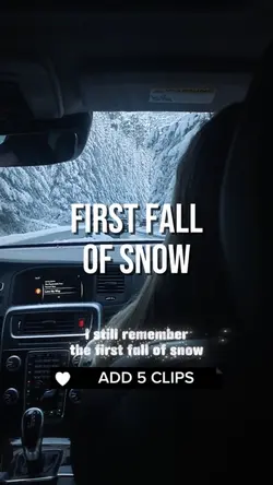 first fall of snow ❄️
