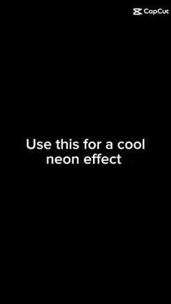 cool neon effect