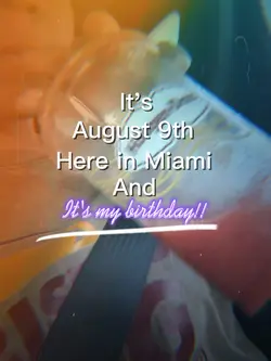 It's my birthday 