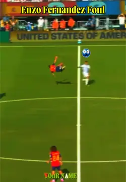 ENZO FERNANDEZ FOUL