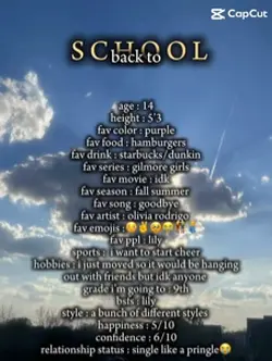 Back to school stats
