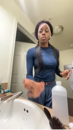 Talking hair video