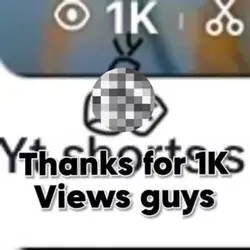 Thanks for 1K views