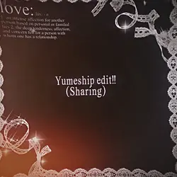 Yumeship edit!!