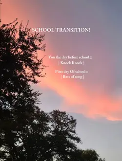 1st day transition