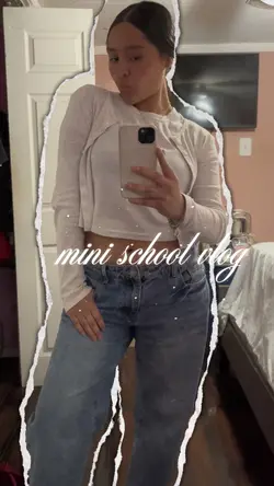 school vlog🏫🎧🤍👩🏻💻