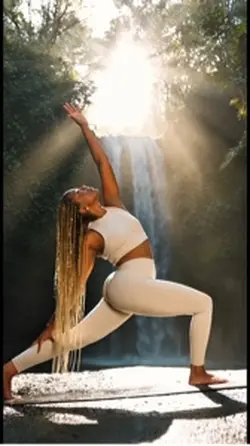 Waterfall Yoga Peace
