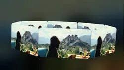 Horizontal screen