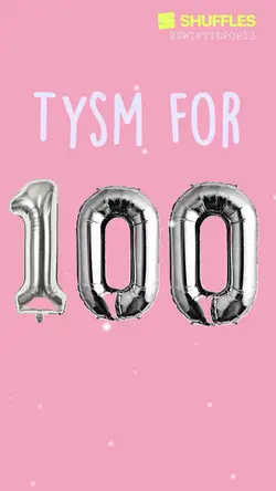 100 tysm