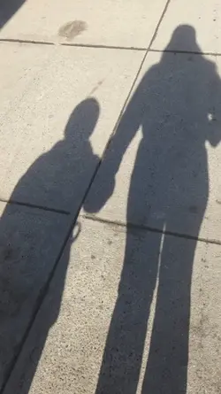 mom and son