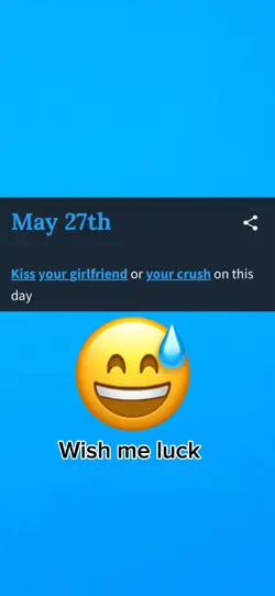 National kiss ur gf