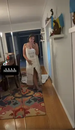 paper dress