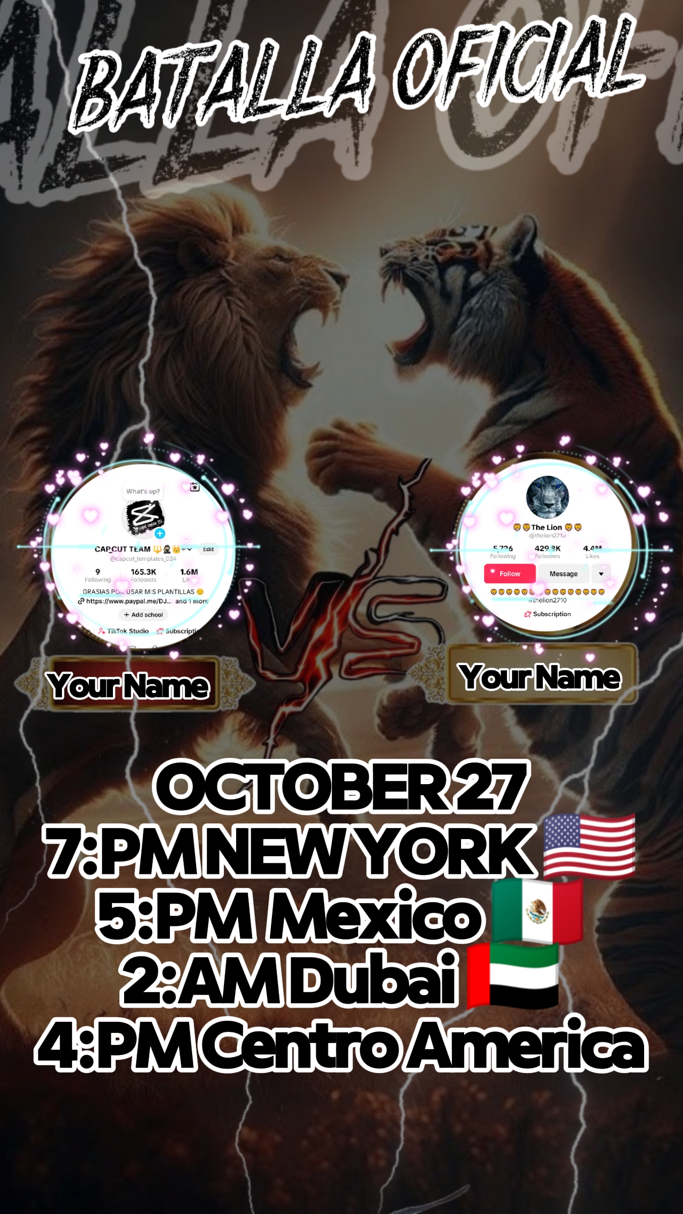 capcut template cover