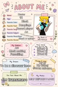 About me! :3