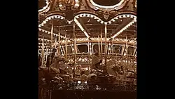 Twins at carousel