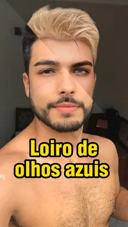 Loiro de olhos azuis