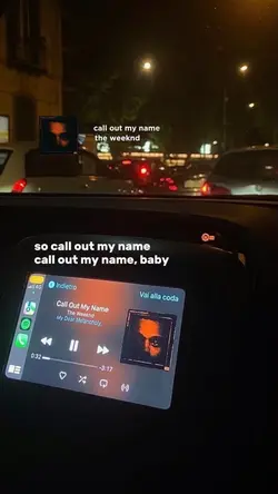Call out my name 