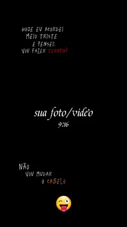 mudar o cabelo...