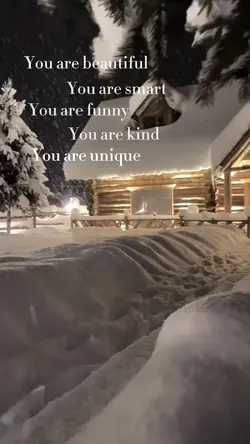 You are beautiful