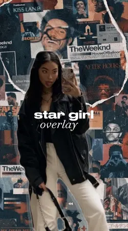 Star girl overlay 