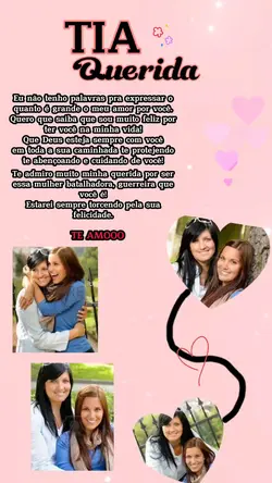 homenagem pra tia