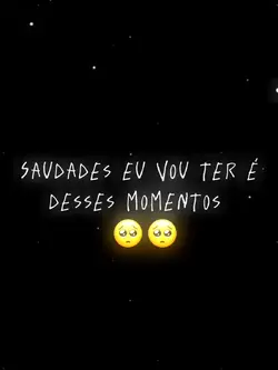 Vou sentir falta....