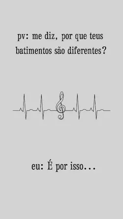 Batimentos diferente