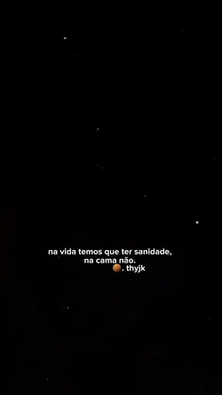 na cama não. 
