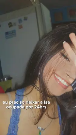 pra ela não voltar..