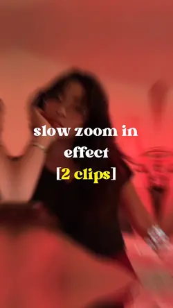 slow zoom in effect