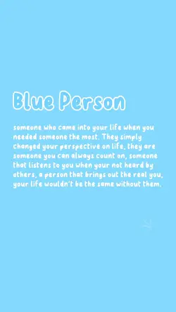 Blue Person