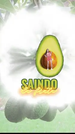Saindo da fruta