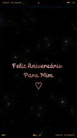 Parabéns pra mim <3