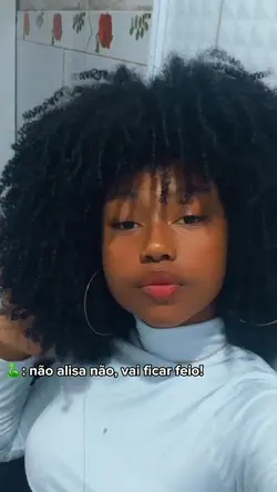 cabelo cacheado/liso