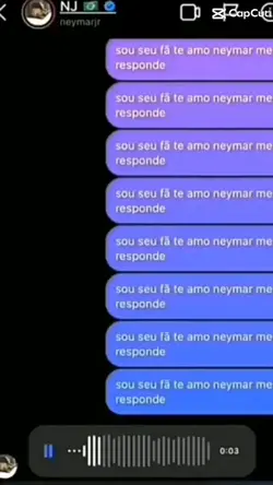 neymar me respondeu
