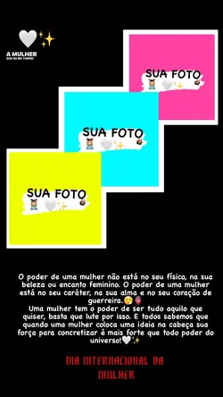 DIA DA MULHER🫀✨