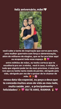 aniversário/mãe 💕
