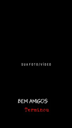 Bem amigos terminou.