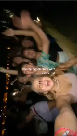 They were dancing