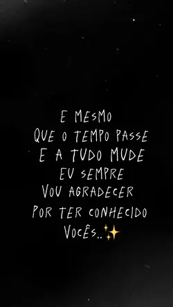 Foi um prazer ✨