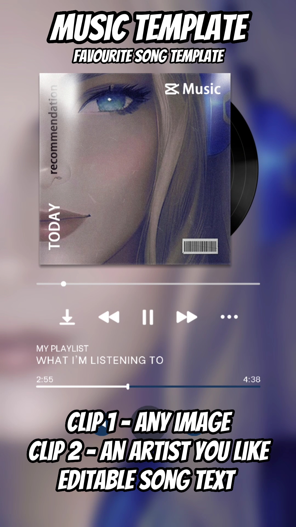 capcut template cover