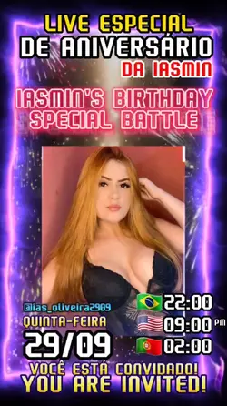 LIVE DE ANIVERSÁRIO 